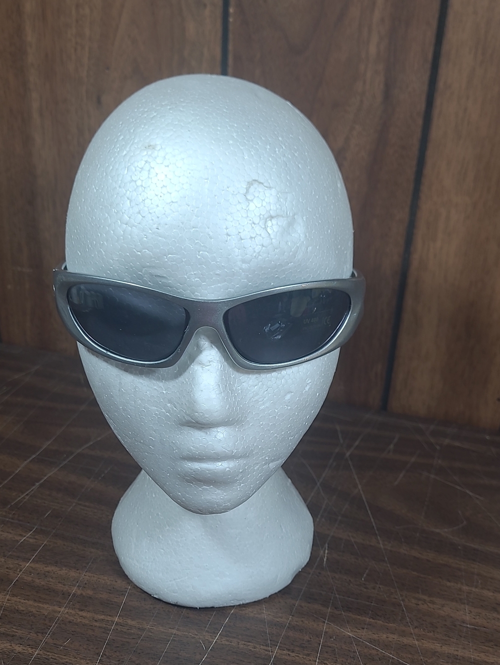 Silver Frame Sunglasses with Dark Lenses #35